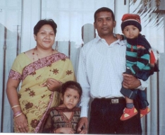 Girisha's parents